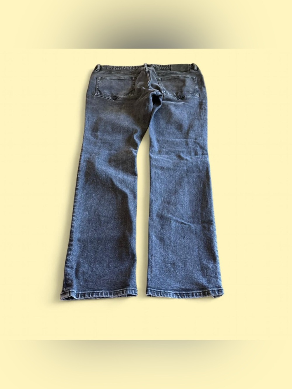 AllSaints Skinny Jeans Men’s 36 Black Wash Distressed Stretch Denim - Picture 2 of 7